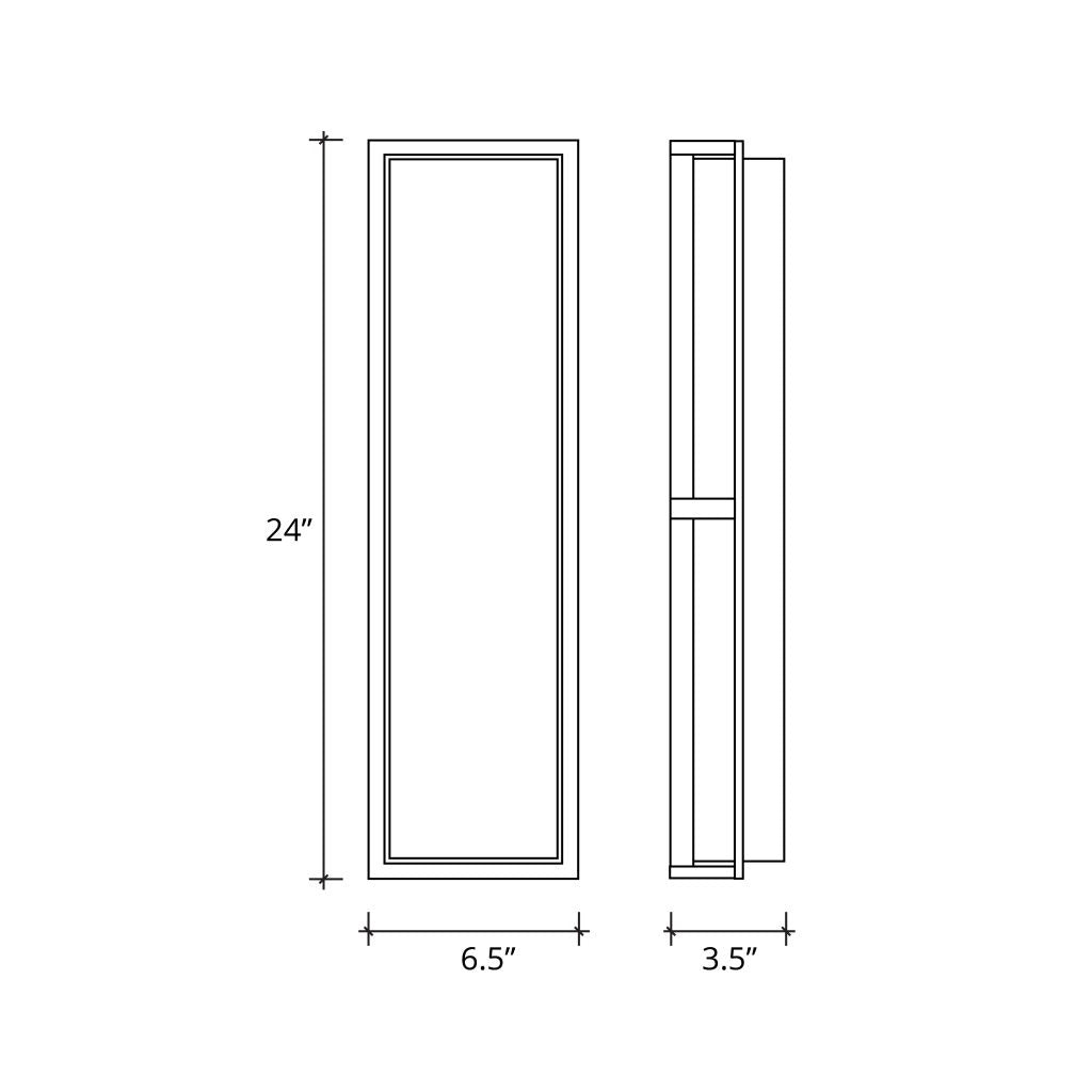 Justice Designs - ALR-7565W-MBLK - LED Outdoor Wall Sconce - Alabaster Rocks - Matte Black