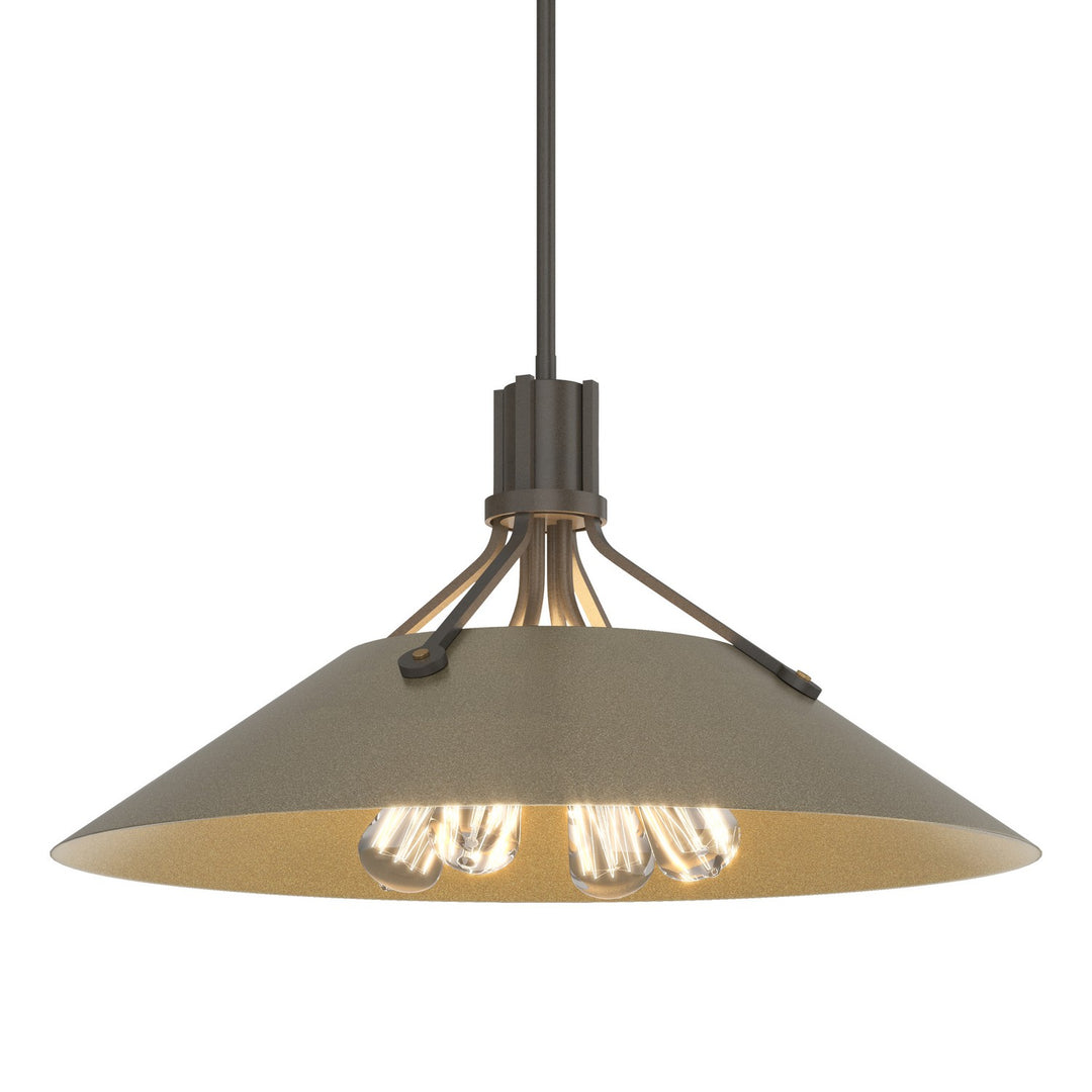 Hubbardton Forge Canada - 136340-SKT-MULT-07-84 - Four Light Pendant - Henry - Dark Smoke
