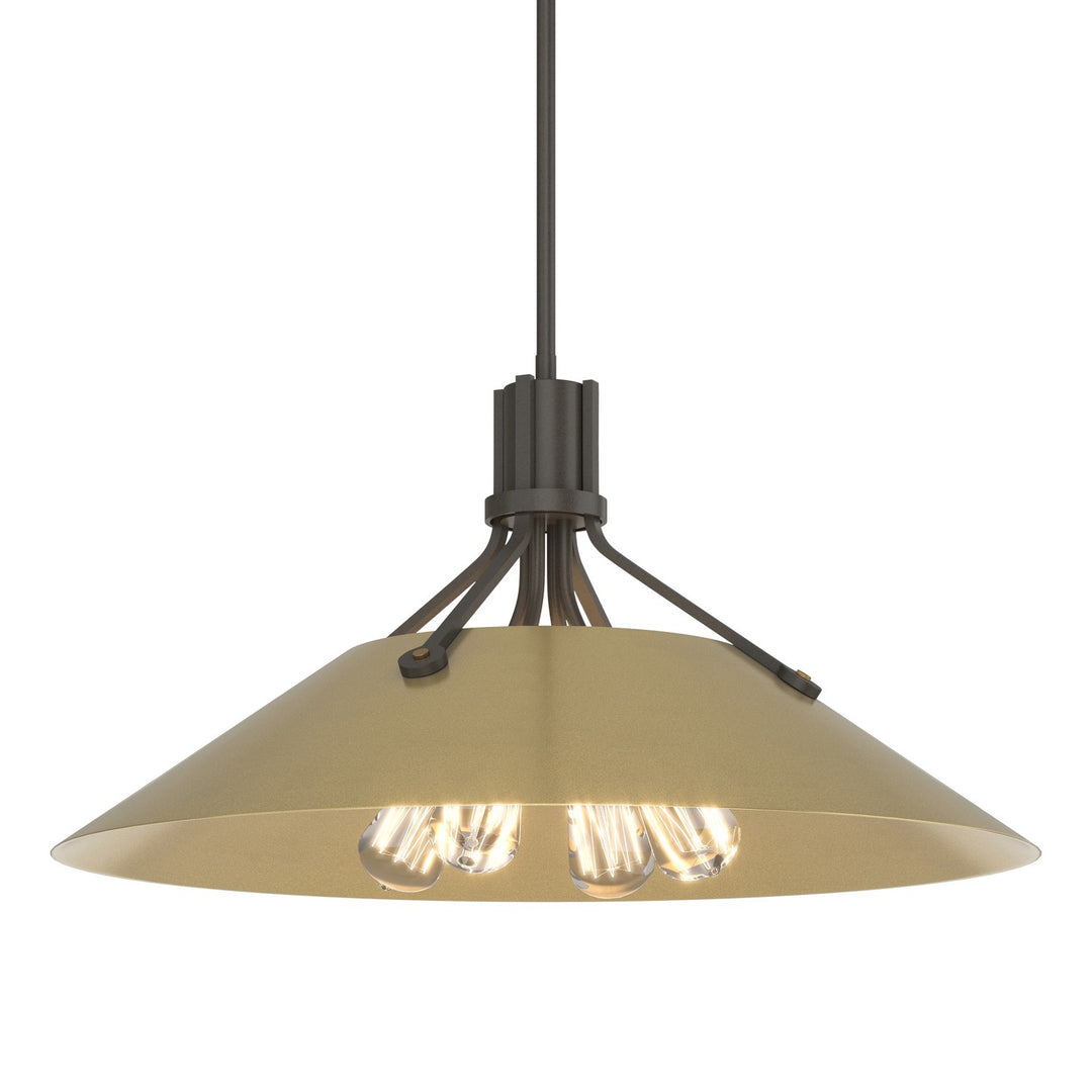Hubbardton Forge Canada - 136340-SKT-MULT-07-86 - Four Light Pendant - Henry - Dark Smoke
