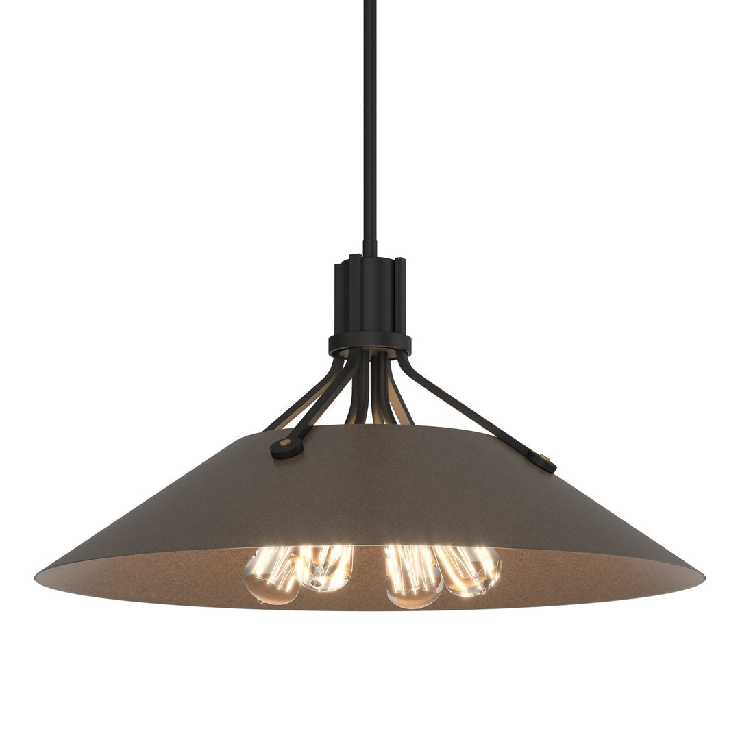 Hubbardton Forge Canada - 136340-SKT-MULT-10-05 - Four Light Pendant - Henry - Black