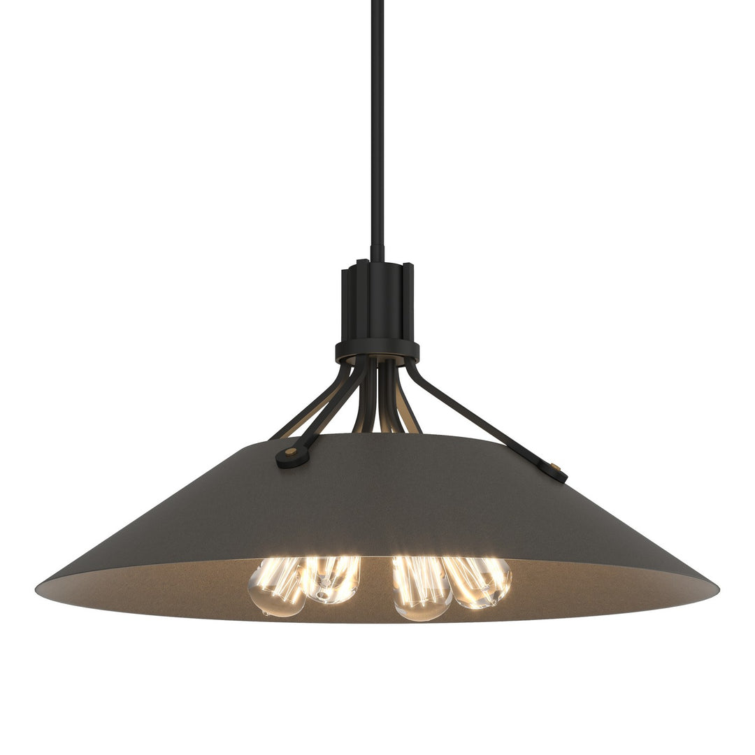 Hubbardton Forge Canada - 136340-SKT-MULT-10-07 - Four Light Pendant - Henry - Black