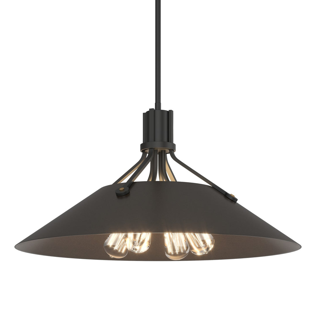 Hubbardton Forge Canada - 136340-SKT-MULT-10-14 - Four Light Pendant - Henry - Black
