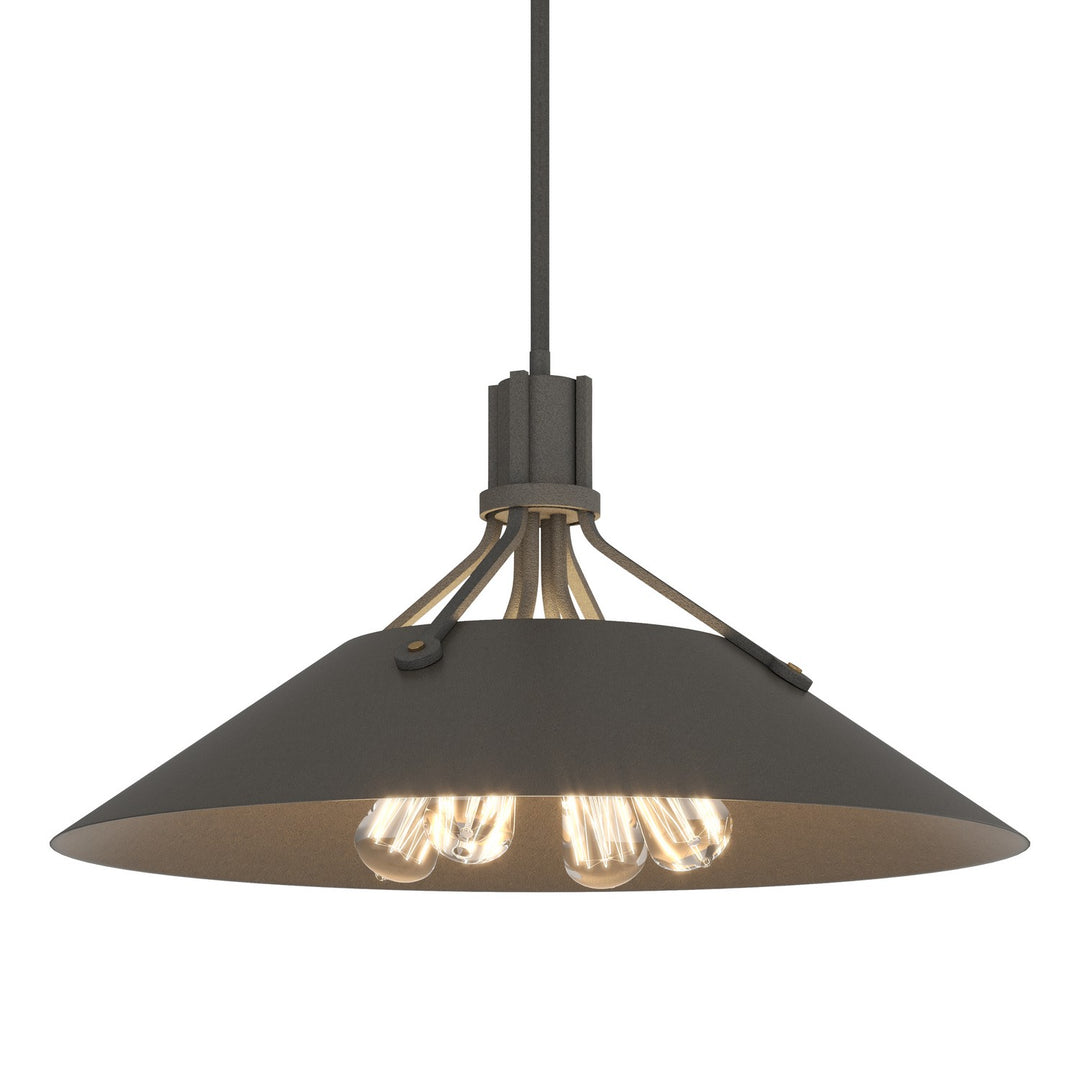 Hubbardton Forge Canada - 136340-SKT-MULT-20-07 - Four Light Pendant - Henry - Natural Iron