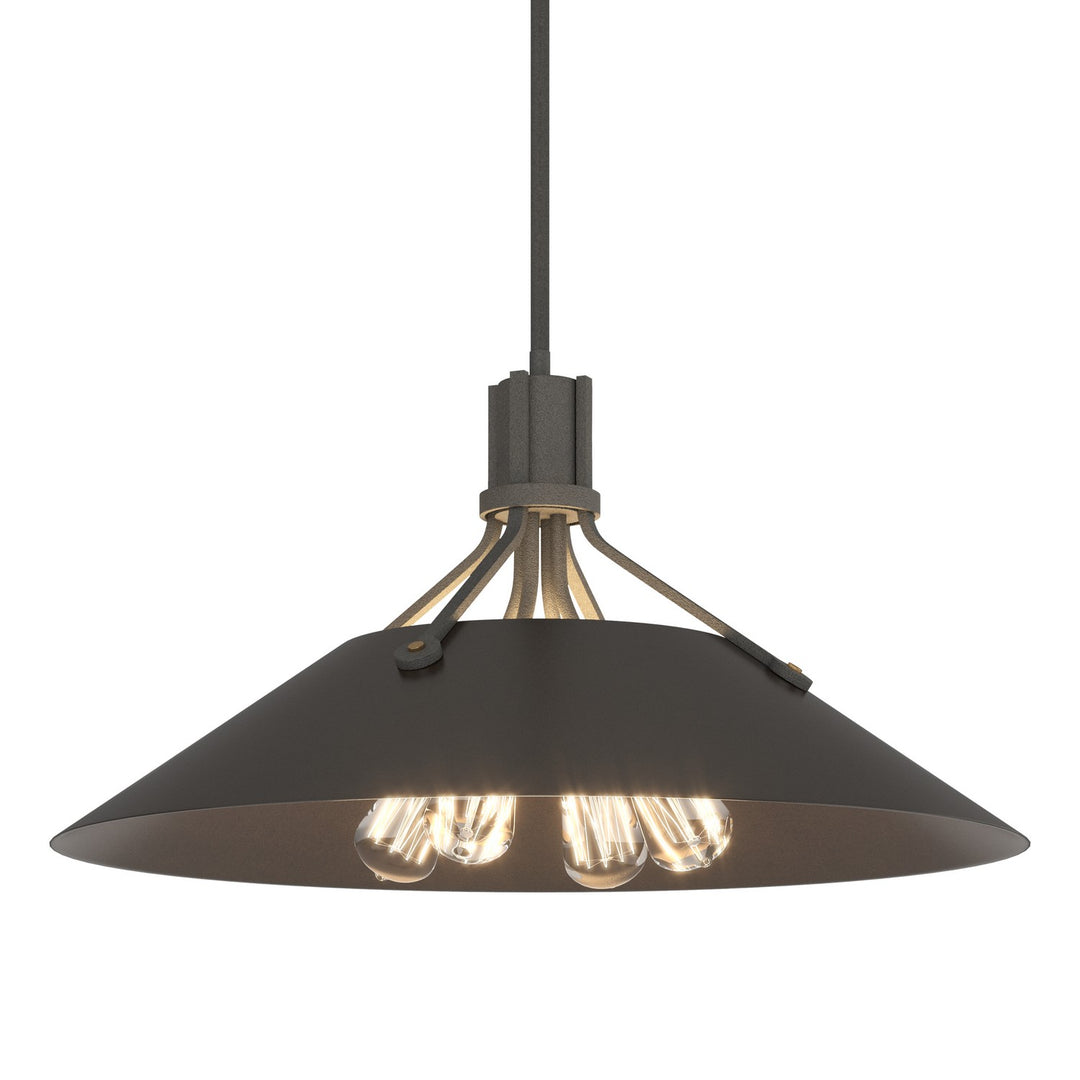 Hubbardton Forge Canada - 136340-SKT-MULT-20-14 - Four Light Pendant - Henry - Natural Iron