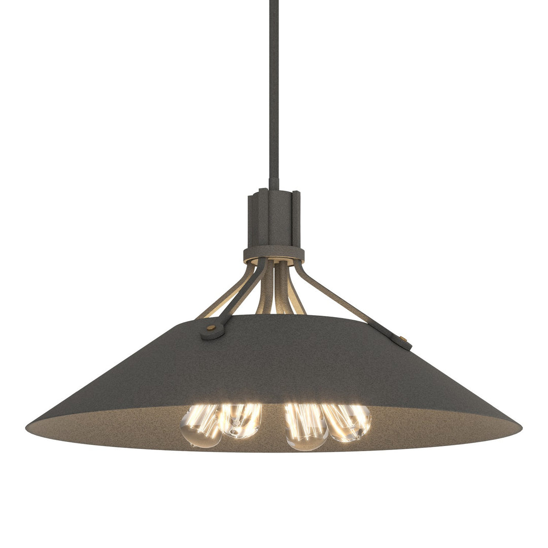 Hubbardton Forge Canada - 136340-SKT-MULT-20-20 - Four Light Pendant - Henry - Natural Iron