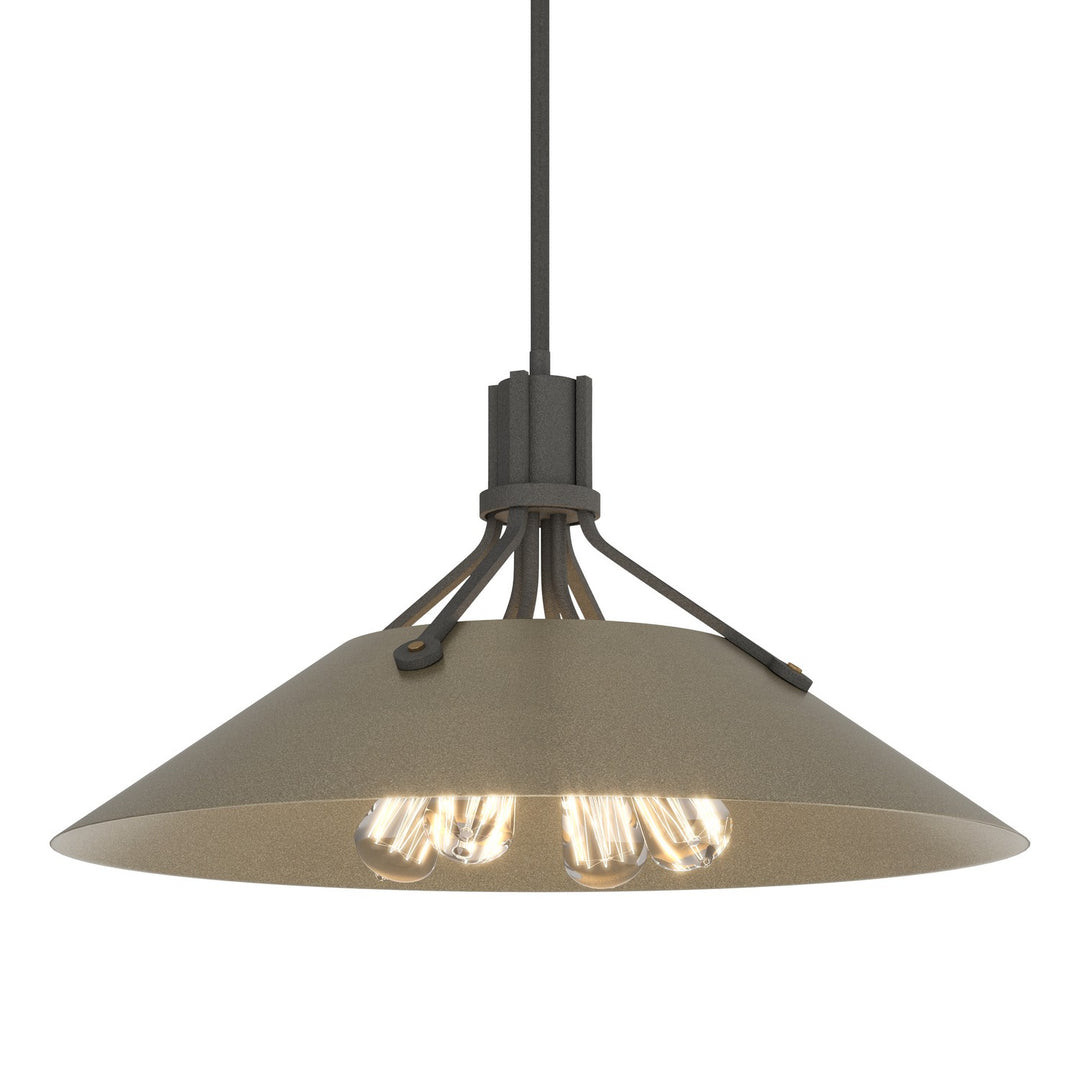 Hubbardton Forge Canada - 136340-SKT-MULT-20-84 - Four Light Pendant - Henry - Natural Iron