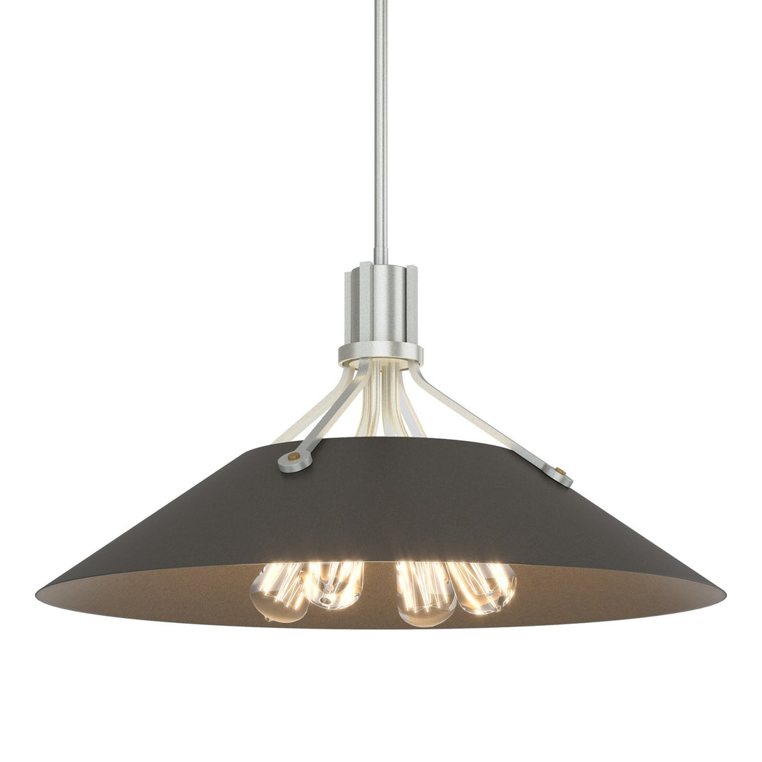Hubbardton Forge Canada - 136340-SKT-MULT-82-07 - Four Light Pendant - Henry - Vintage Platinum