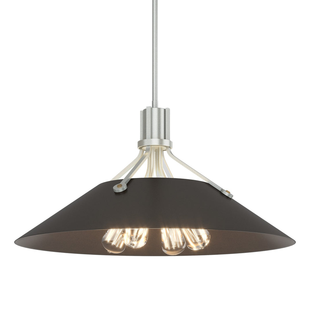 Hubbardton Forge Canada - 136340-SKT-MULT-82-14 - Four Light Pendant - Henry - Vintage Platinum