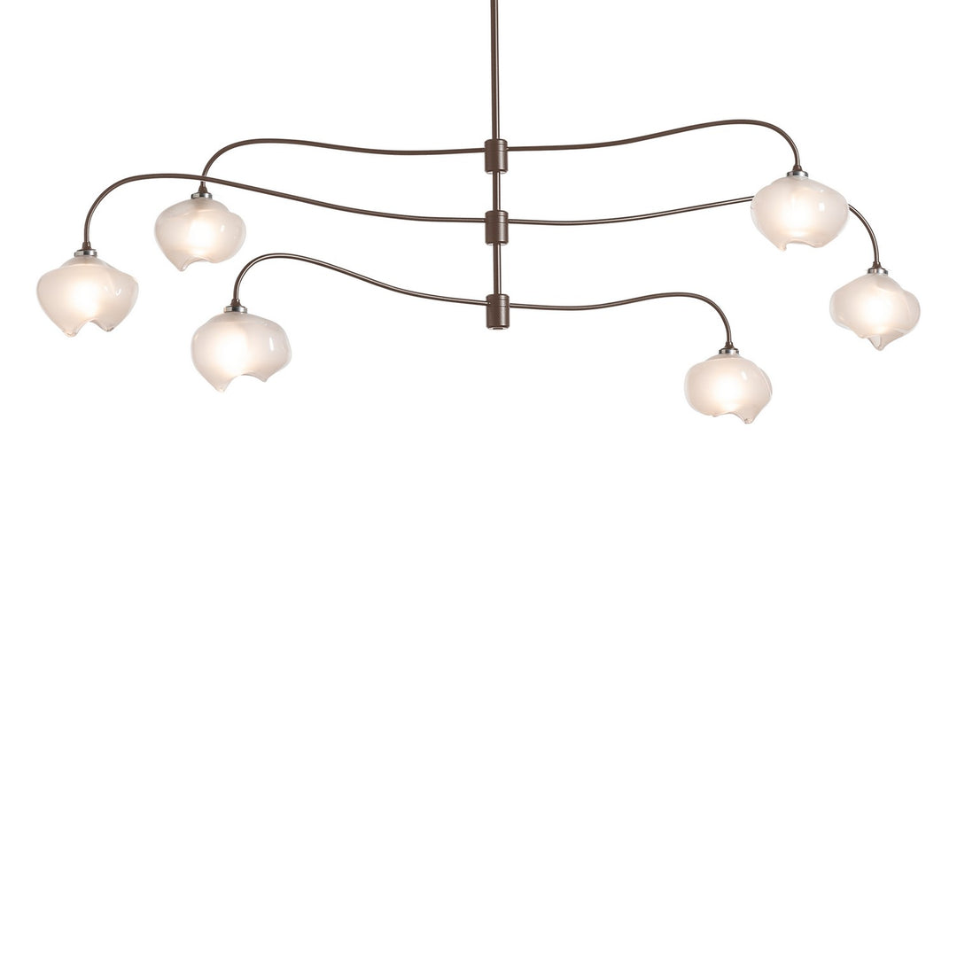 Hubbardton Forge Canada - 136357-SKT-MULT-05-FD0710 - Six Light Pendant - Ume - Bronze