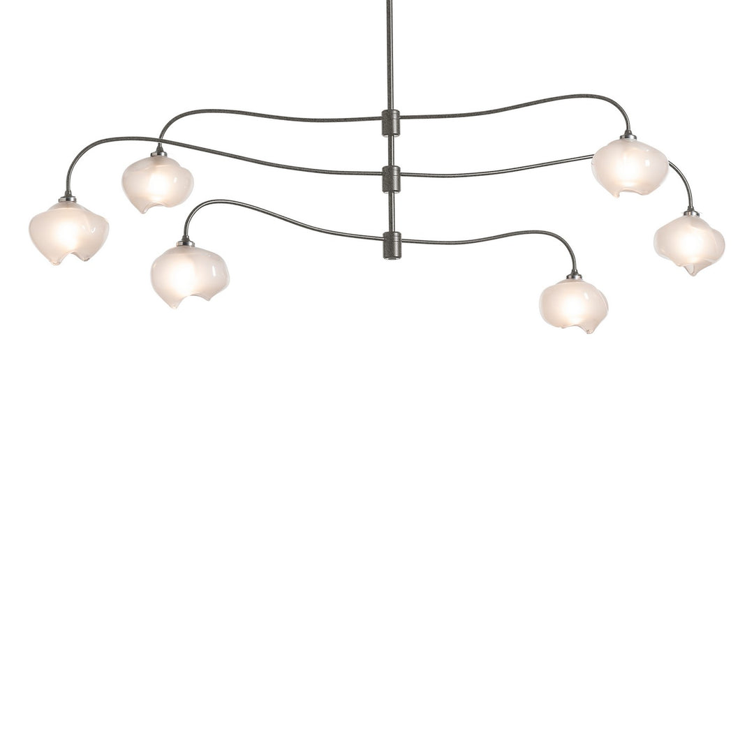Hubbardton Forge Canada - 136357-SKT-MULT-20-FD0710 - Six Light Pendant - Ume - Natural Iron