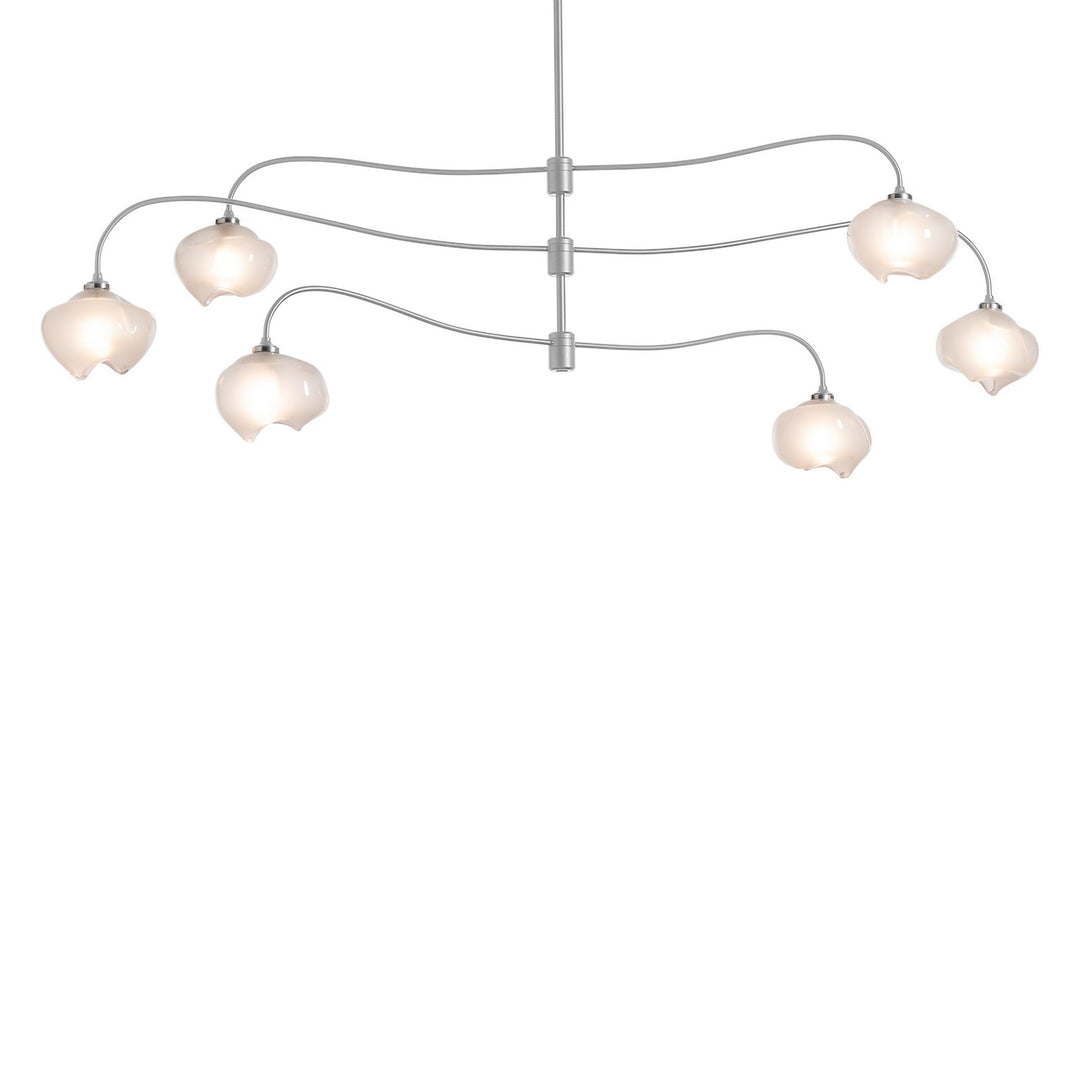 Hubbardton Forge Canada - 136357-SKT-MULT-82-FD0710 - Six Light Pendant - Ume - Vintage Platinum