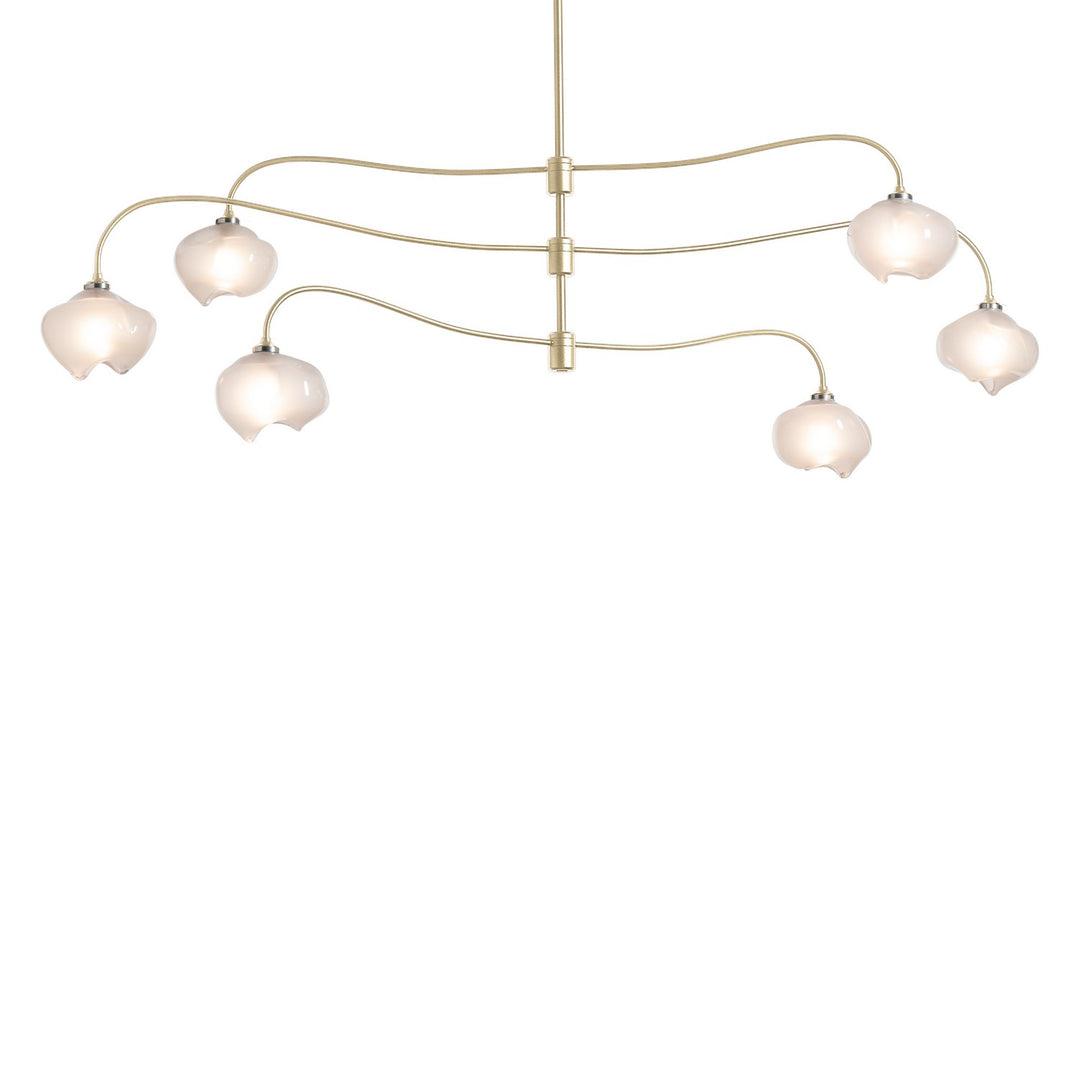 Hubbardton Forge Canada - 136357-SKT-MULT-86-FD0710 - Six Light Pendant - Ume - Modern Brass