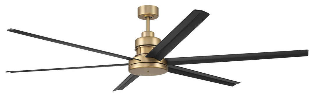 Mondo 72 72"Ceiling Fan in Satin Brass - available from The Lighting Shoppe, trusted by Canadian homeowners