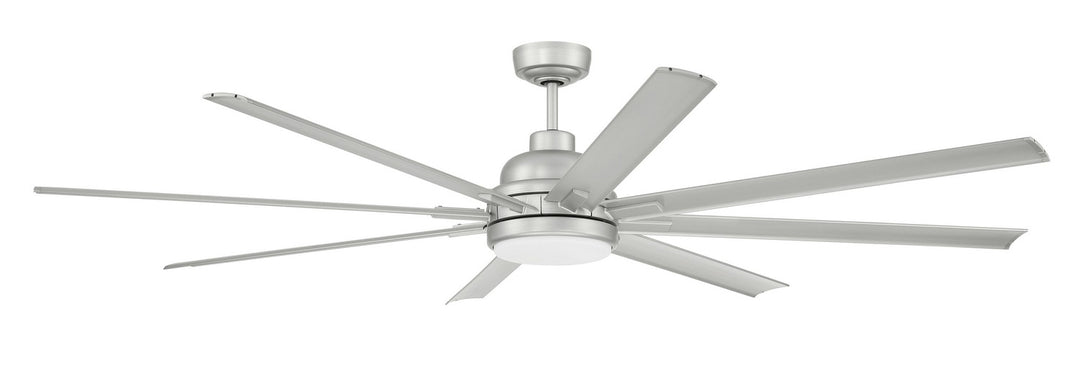 Rush 72 72"Ceiling Fan in Painted Nickel - available from The Lighting Shoppe, trusted by Canadian homeowners