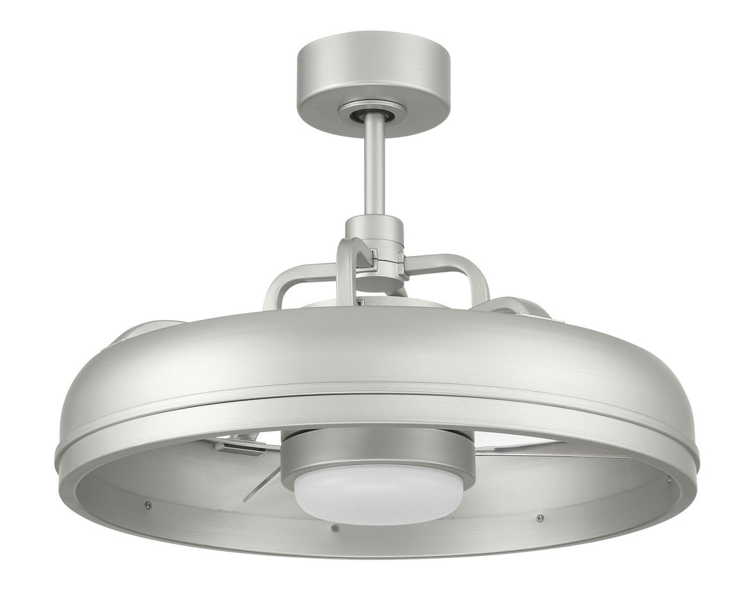 Taylor Indoor/Outdoor 20"Ceiling Fan in Painted Nickel - available from The Lighting Shoppe, trusted by Canadian homeowners