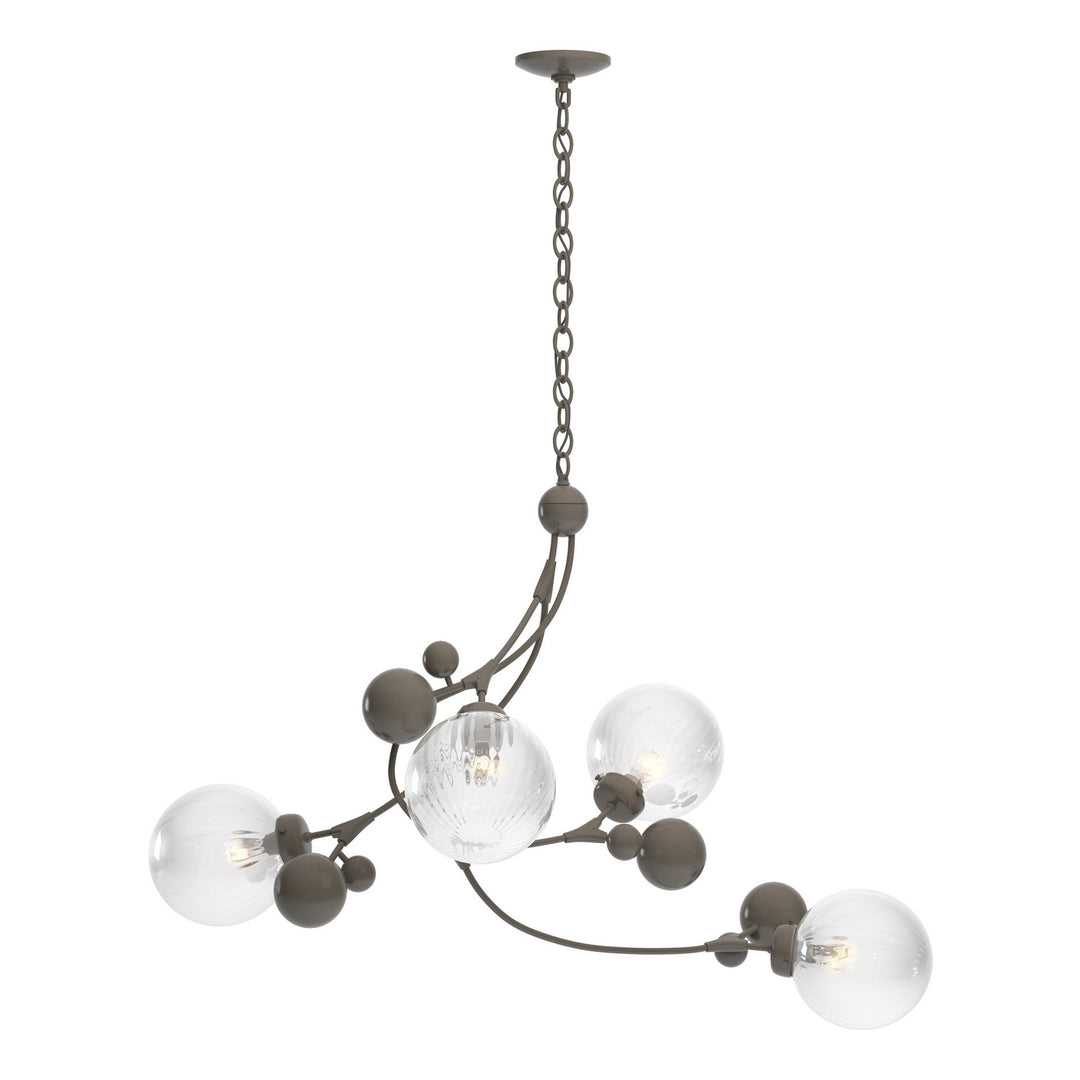 Hubbardton Forge Canada - 136420-SKT-07-LL0639 - Four Light Pendant - Sprig - Dark Smoke