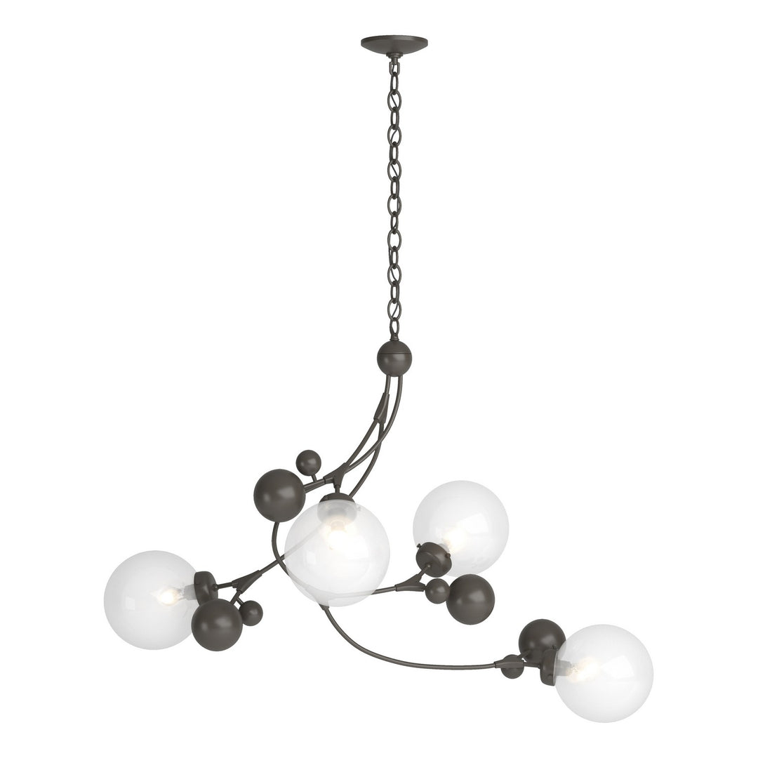 Hubbardton Forge Canada - 136420-SKT-07-WF0639 - Four Light Pendant - Sprig - Dark Smoke