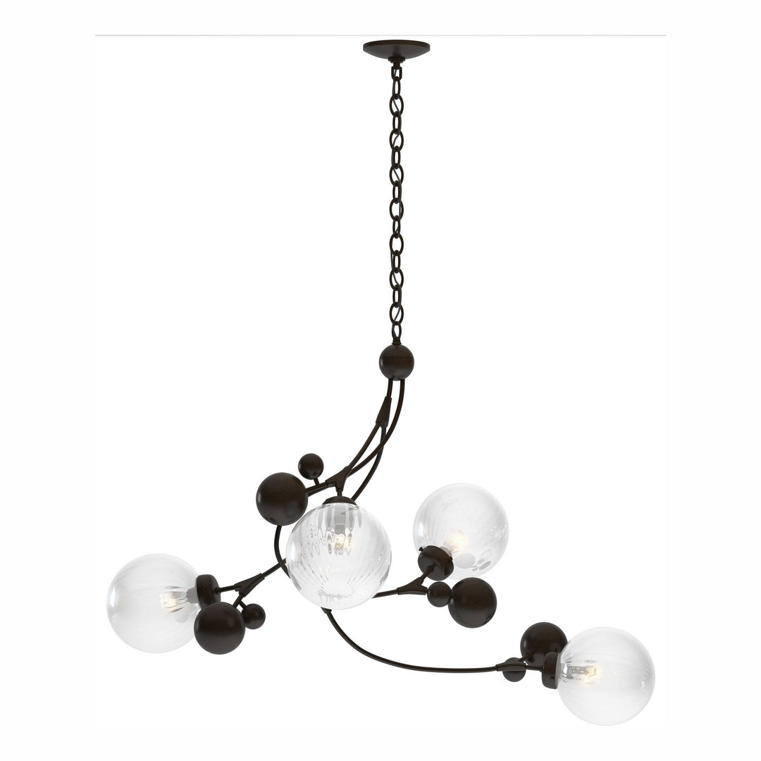 Hubbardton Forge Canada - 136420-SKT-14-LL0639 - Four Light Pendant - Sprig - Oil Rubbed Bronze