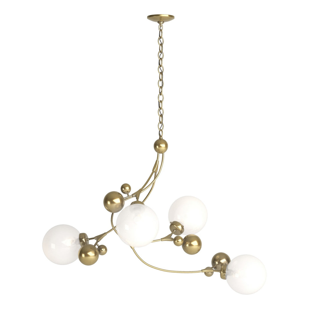 Hubbardton Forge Canada - 136420-SKT-86-WF0639 - Four Light Pendant - Sprig - Modern Brass