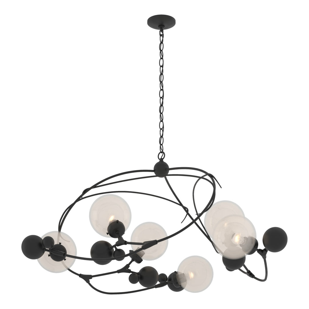 Hubbardton Forge Canada - 136421-SKT-10-WF0639 - Six Light Pendant - Sprig - Black
