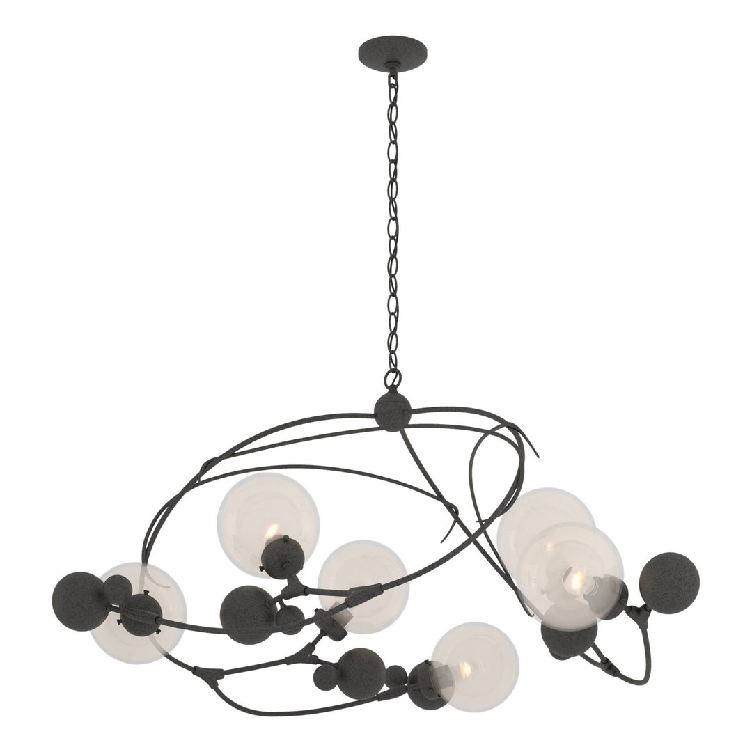 Hubbardton Forge Canada - 136421-SKT-20-WF0639 - Six Light Pendant - Sprig - Natural Iron
