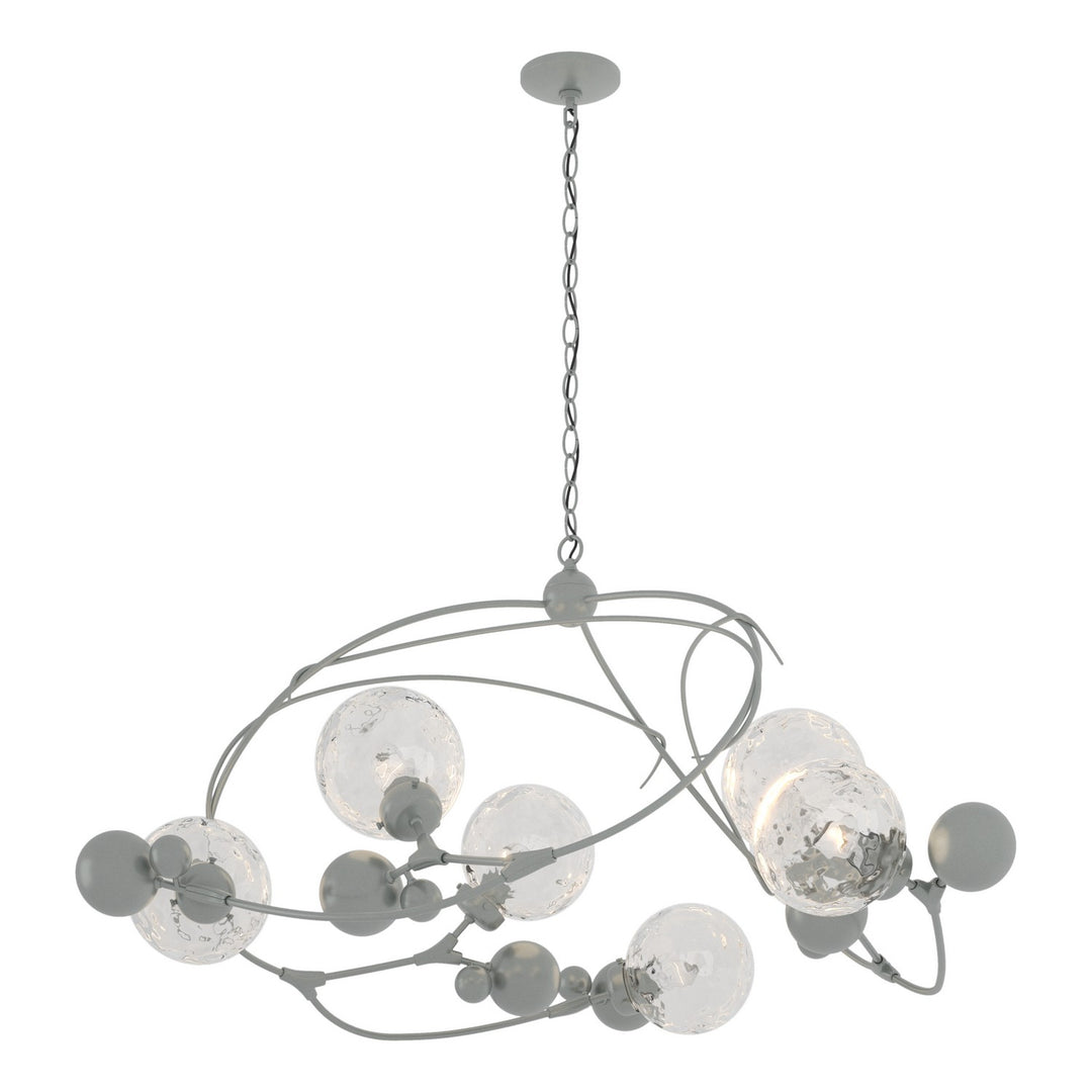Hubbardton Forge Canada - 136421-SKT-82-LL0639 - Six Light Pendant - Sprig - Vintage Platinum