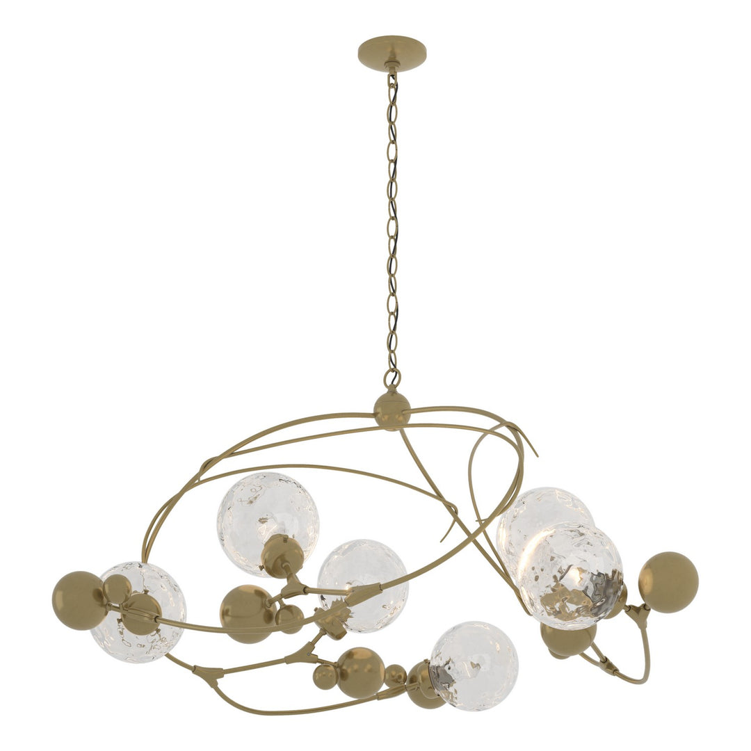Hubbardton Forge Canada - 136421-SKT-86-LL0639 - Six Light Pendant - Sprig - Modern Brass