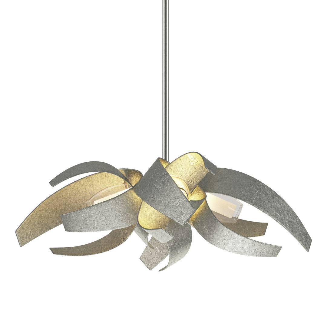 Hubbardton Forge Canada - 136500-SKT-MULT-85-YE0352 - Four Light Pendant - Corona - Sterling