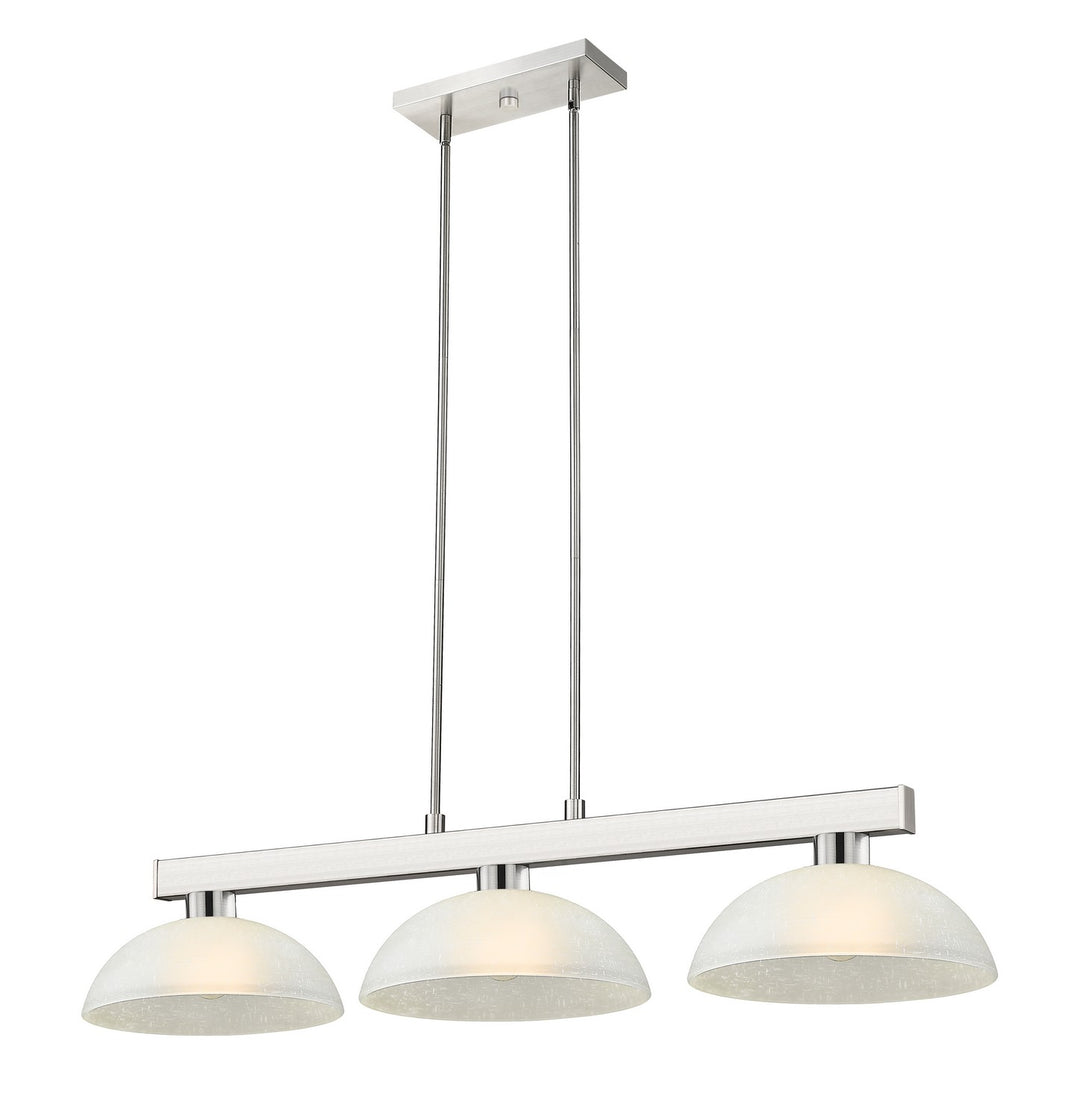 Z-Lite Canada - 152BN-DWL14 - Three Light Billiard - Cobalt - Brushed Nickel