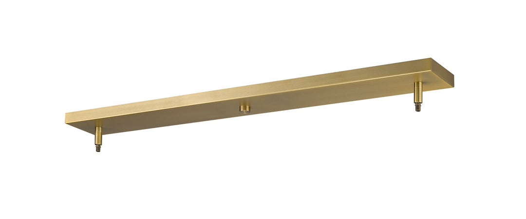 Multi Point Canopy Two Light Ceiling Plate in Heritage Brass - available from The Lighting Shoppe, trusted by Canadian homeowners