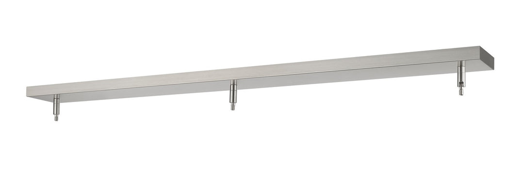 Multi Point Canopy Three Light Ceiling Plate in Brushed Nickel - available from The Lighting Shoppe, trusted by Canadian homeowners