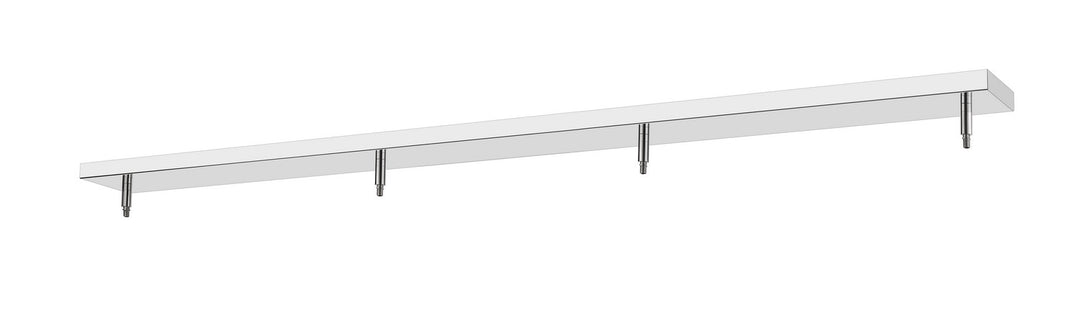 Multi Point Canopy Four Light Ceiling Plate in Chrome - available from The Lighting Shoppe, trusted by Canadian homeowners