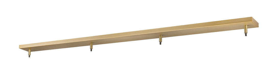 Multi Point Canopy Four Light Ceiling Plate in Heritage Brass - available from The Lighting Shoppe, trusted by Canadian homeowners