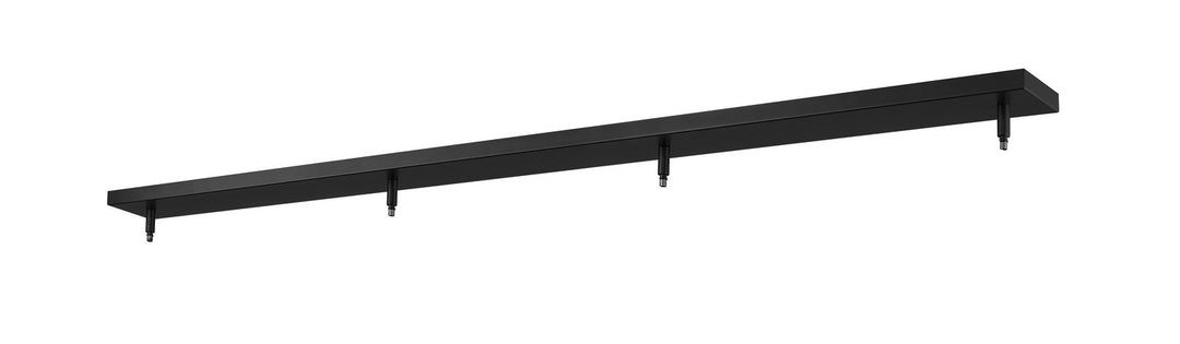 Multi Point Canopy Four Light Ceiling Plate in Matte Black - available from The Lighting Shoppe, trusted by Canadian homeowners