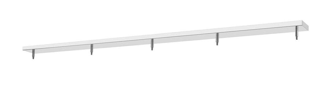 Multi Point Canopy Five Light Ceiling Plate in Chrome - available from The Lighting Shoppe, trusted by Canadian homeowners