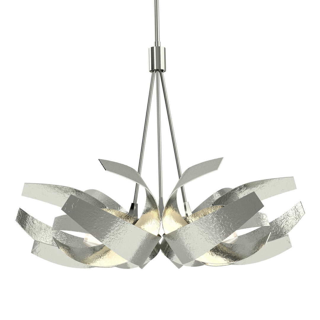 Hubbardton Forge Canada - 136501-SKT-MULT-85-YE0352 - Six Light Pendant - Corona - Sterling