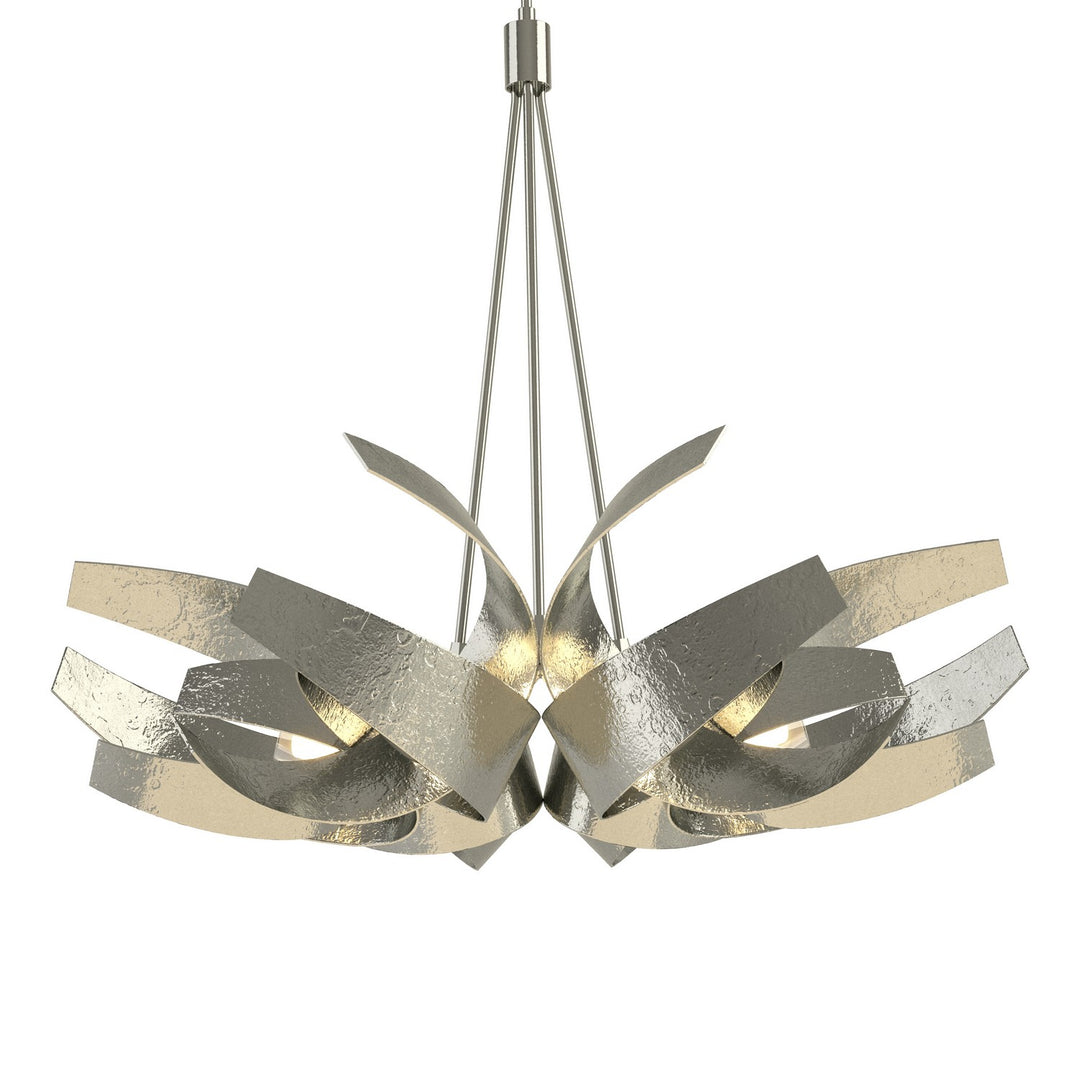 Hubbardton Forge Canada - 136505-SKT-MULT-85-YE0377 - Six Light Pendant - Corona - Sterling