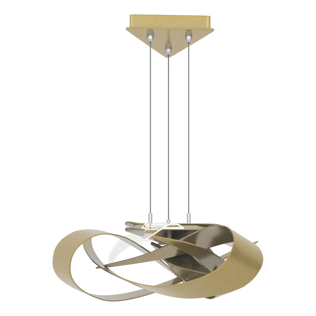 Hubbardton Forge Canada - 136520-LED-STND-86 - LED Pendant - Flux - Modern Brass