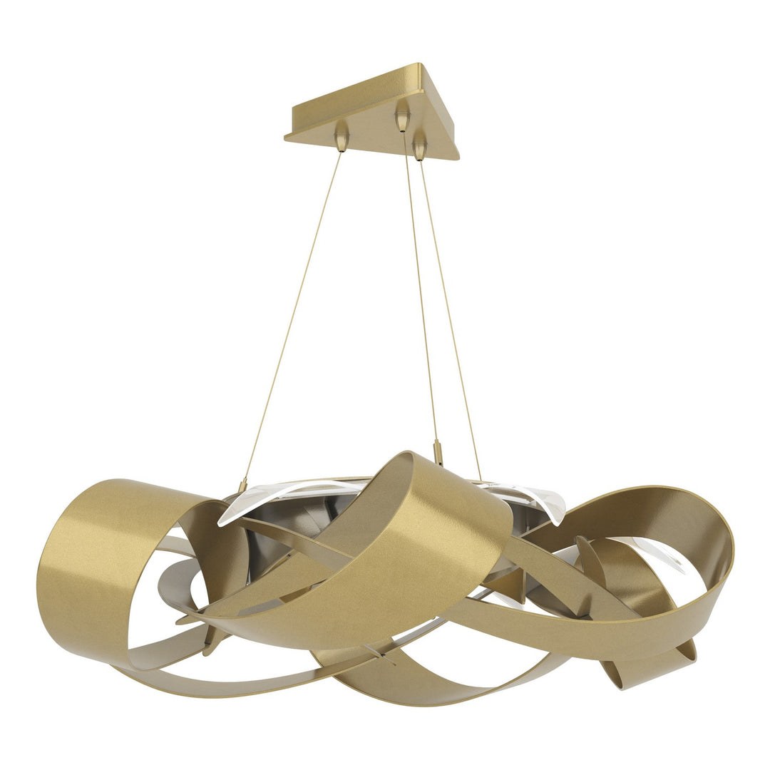 Hubbardton Forge Canada - 136525-LED-STND-86 - LED Pendant - Flux - Modern Brass