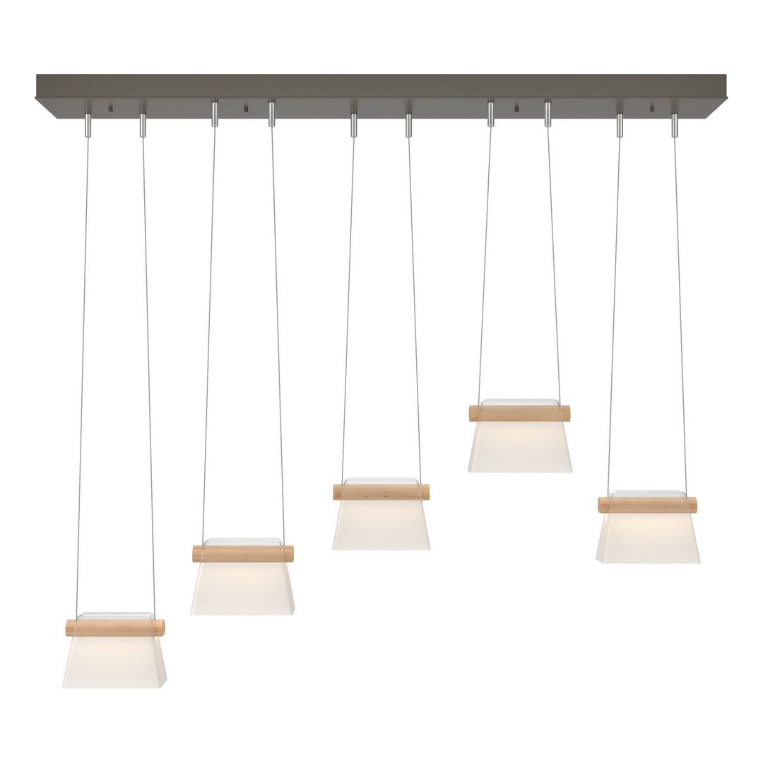 Hubbardton Forge Canada - 136570-LED-STND-07-WD-YE0560 - LED Pendant - Cowbell - Dark Smoke