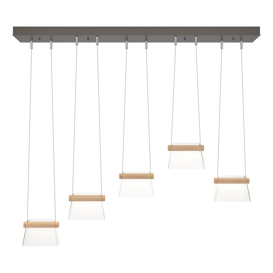 Hubbardton Forge Canada - 136570-LED-STND-07-WD-ZM0560 - LED Pendant - Cowbell - Dark Smoke