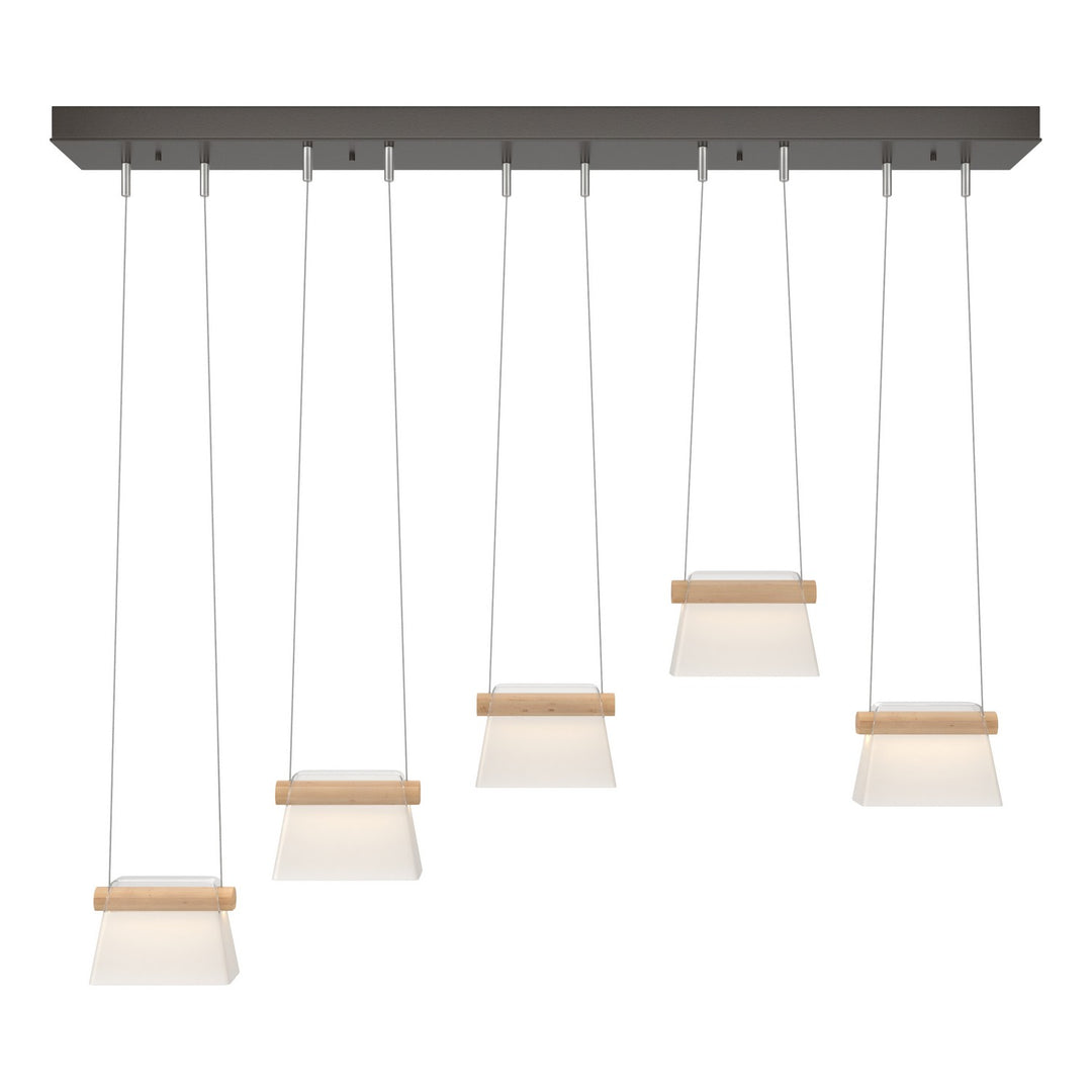 Hubbardton Forge Canada - 136570-LED-STND-14-WD-YE0560 - LED Pendant - Cowbell - Oil Rubbed Bronze