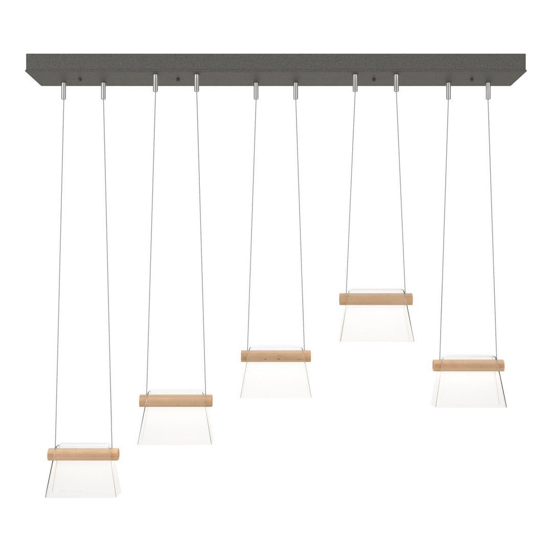 Hubbardton Forge Canada - 136570-LED-STND-20-WD-ZM0560 - LED Pendant - Cowbell - Natural Iron