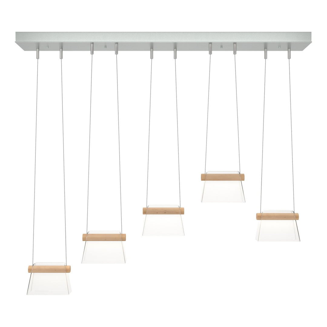Hubbardton Forge Canada - 136570-LED-STND-82-WD-ZM0560 - LED Pendant - Cowbell - Vintage Platinum
