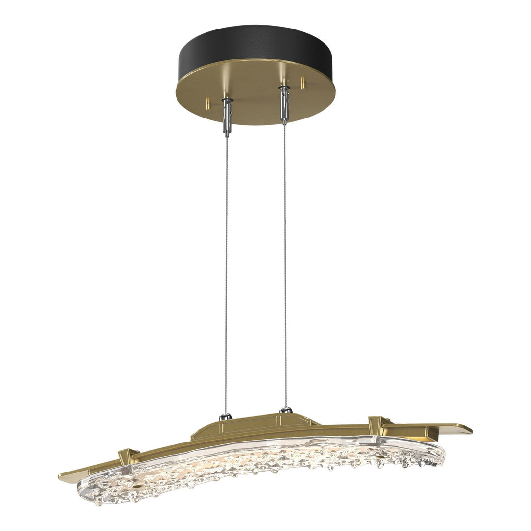 Hubbardton Forge Canada - 137585-LED-STND-86-ZM0747 - LED Pendant - Glissade - Modern Brass