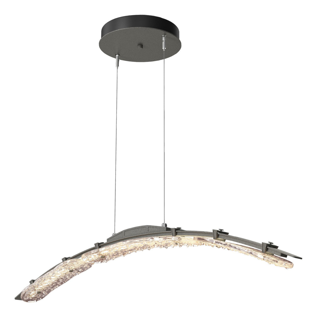 Hubbardton Forge Canada - 137586-LED-STND-20-ZM0749 - LED Pendant - Glissade - Natural Iron