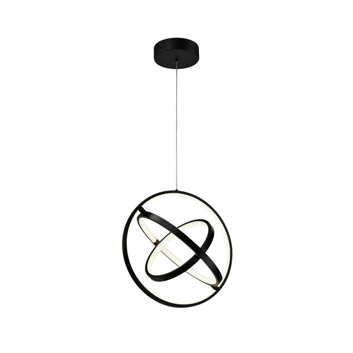 Artcraft Canada - AC6691BK - LED Pendant - Sienna - Semi Gloss Black