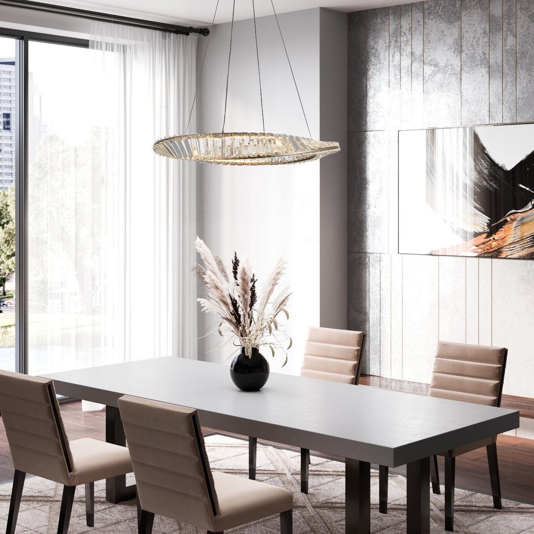 Artcraft Canada - AC6720SN - LED Pendant - Stella - Satin Nickel
