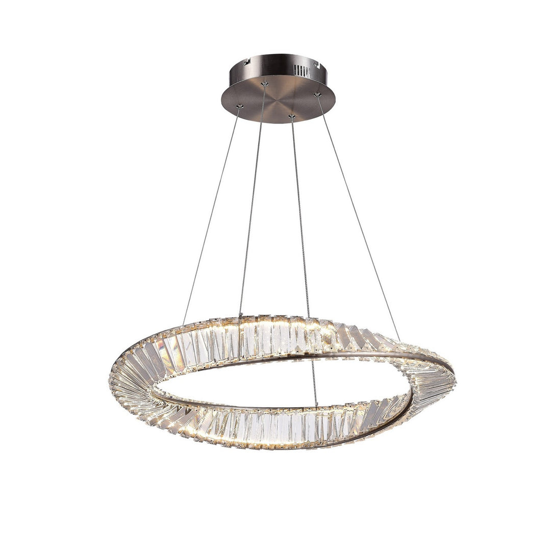 Stella LED Pendant in Satin Nickel - available from The Lighting Shoppe, trusted by Canadian homeowners