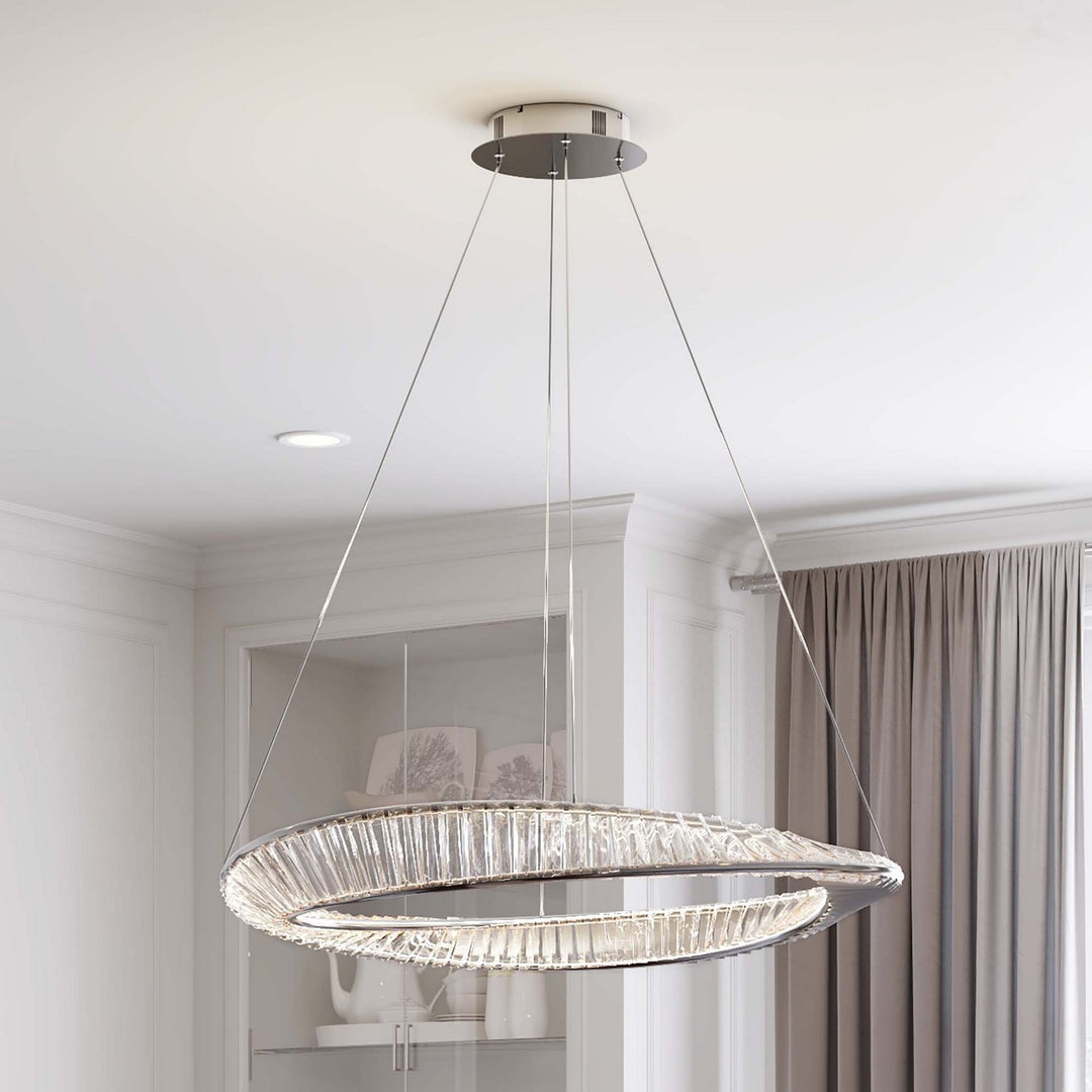 Artcraft Canada - AC6721SN - LED Pendant - Stella - Satin Nickel